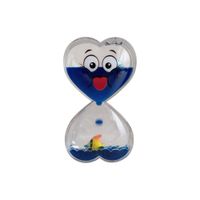 Botella de Calma  Antiestrés en Forma de Corazón Color Azul