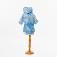 Polera con Capucha Animale Pets Tie Dye Celeste T0