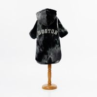 Polera con Capucha Animale Pets Tie Dye Gris T0