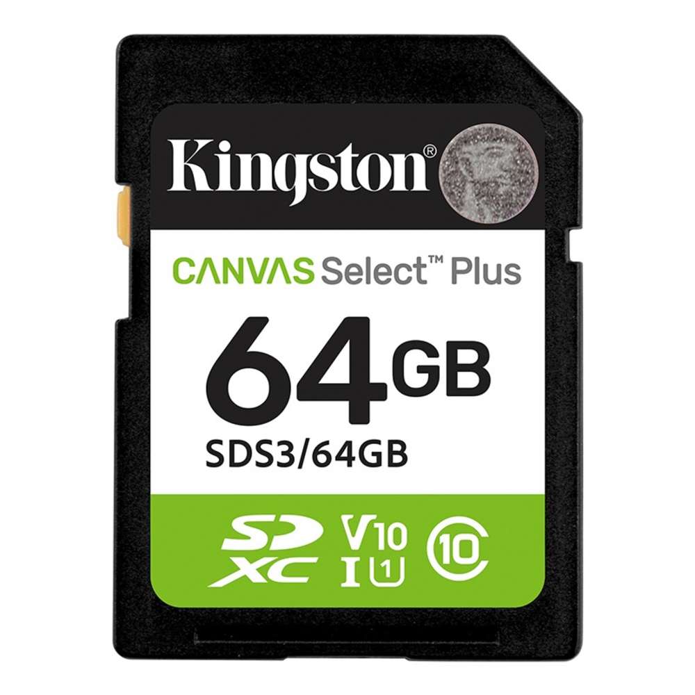 Memoria Card SD Kingston SD Canvas Select Plus, 64GB