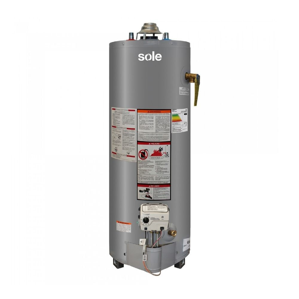 Termotanque a Gas Sole GN Acumulación Tipo B 360L + Accesorios