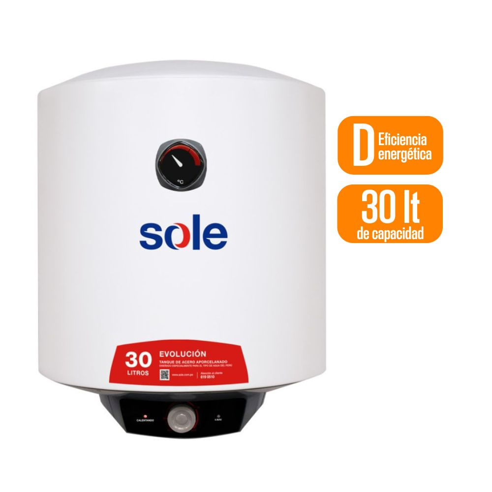 Terma Eléctrica Sole Evolución 30L para Pared