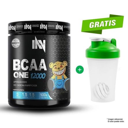 AMINOÁCIDO INNOVATION NUTRITION BCAA ONE 12000 500G NARANJA + SHAKER AMINOÁCIDO INNOVATION NUTRITION BCAA ONE 12000 500G NARANJA + SHAKER