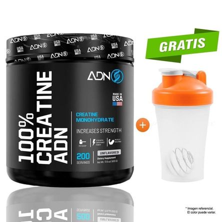 100% Creatine Creatina Monohidratada 500g  ADN Nutrition