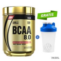 AMINOÁCIDO LEVEL PRO BCAA 8.0 1080 G FRUIT PUNCH + SHAKER