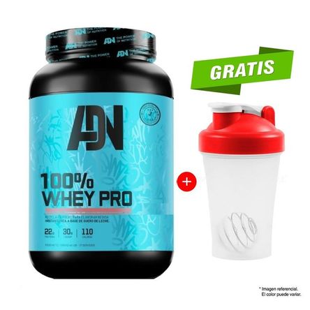 Proteína Adn 100 Whey Pro 1.1 kg Vainilla + Shaker