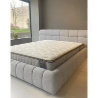 CAMA BOX TARIMA LUX 1.5 PLAZAS PLATA