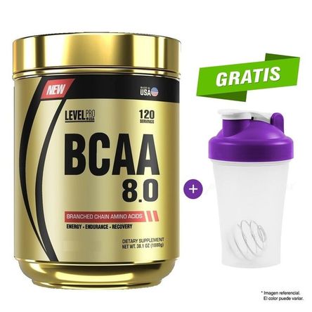 Level Pro Bcaa Level 8.0 1 KG Fruit Punch + Shaker Level Pro Bcaa Level 8.0 1 KG Fruit Punch + Shaker