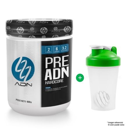 Pre Entreno Adn PreAdn 600gr Manzana + Shaker Pre Entreno Adn PreAdn 600gr Manzana + Shaker