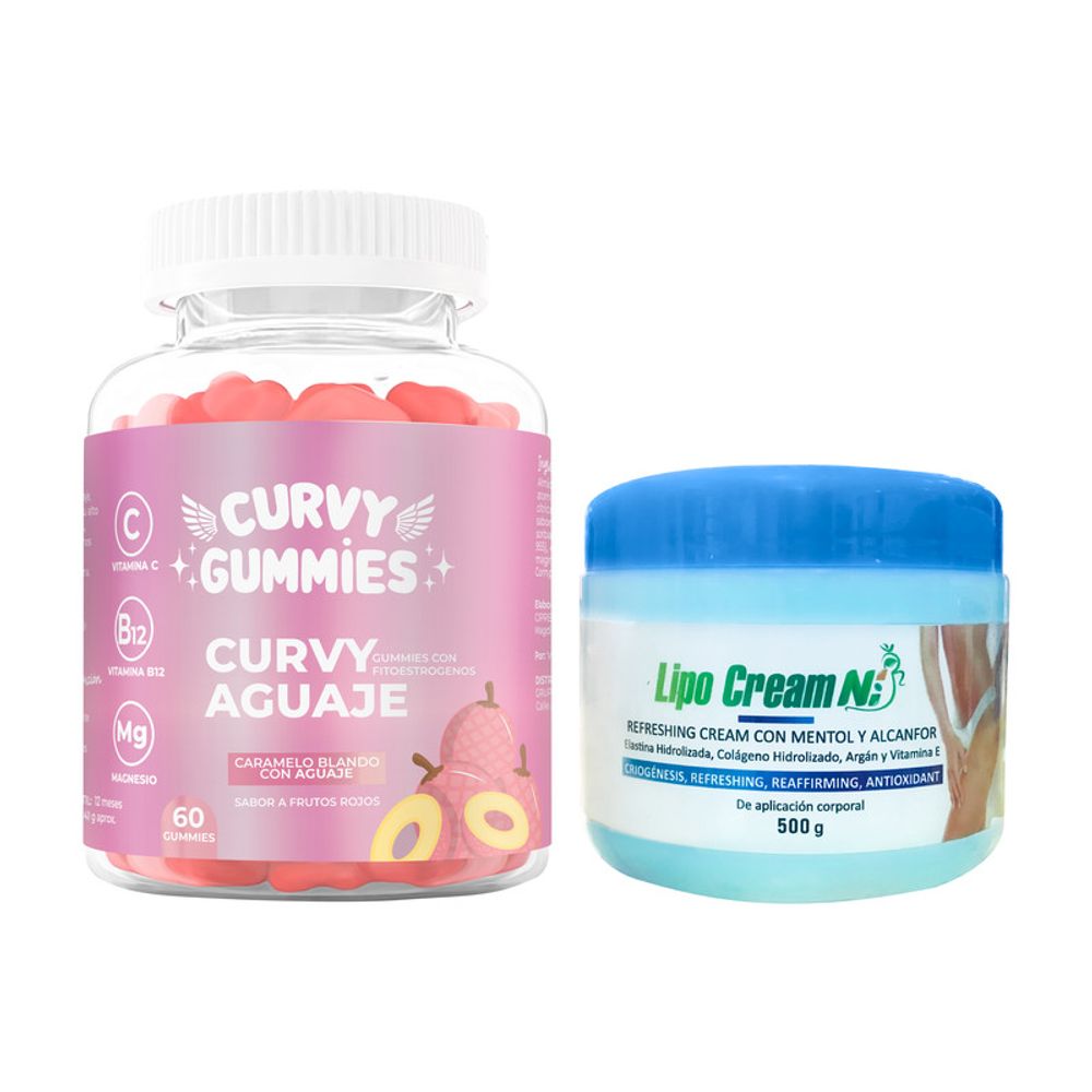 Suplemento Aguaje + Crema Quemador Azul Lipo Cream Suplemento Aguaje + Crema Quemador Azul Lipo Cream
