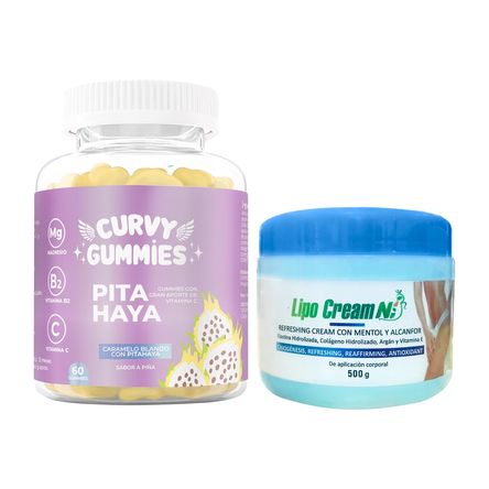 Suplemento Pitahaya + Crema Quemador Azul Lipo Cream Suplemento Pitahaya + Crema Quemador Azul Lipo Cream