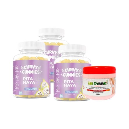 Suplemento Pitahaya 3 Uni + Crema Thermogenesis Roja Lipo Cream Suplemento Pitahaya 3 Uni + Crema Thermogenesis Roja Lipo Cream