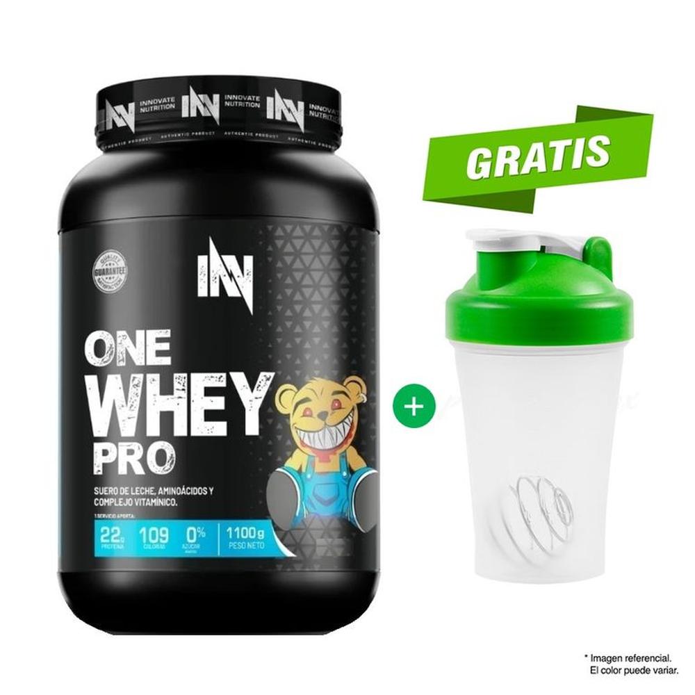 Proteína One Whey Pro 1100gr Vainilla + Shaker Proteína One Whey Pro 1100gr Vainilla + Shaker