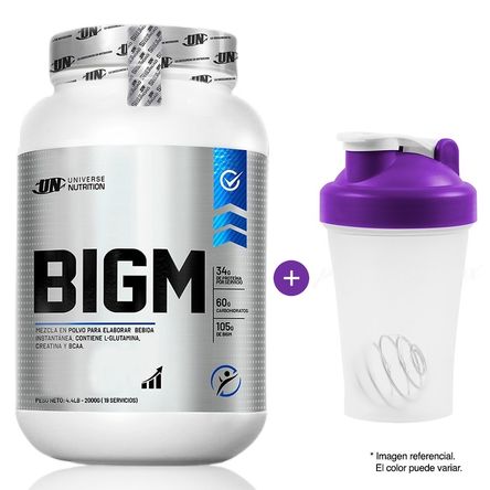 Proteína Universe Nutrition Bigm 2000gr Vainilla + Shaker