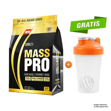 Level Pro Proteína Mass Pro 15 lbs Chocolate + shaker Level Pro Proteína Mass Pro 15 lbs Chocolate + shaker