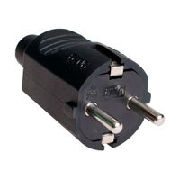 Clavija Bipolar Termoplástica Solera 16A 250V Negro