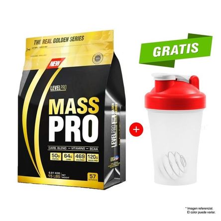 Mass Gainer Level Pro Mass Pro 6.81 kg Vainilla Mass Gainer Level Pro Mass Pro 6.81 kg Vainilla