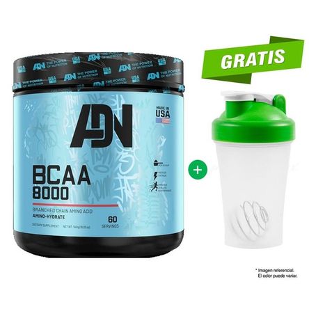 bcaa 8000 540 gr aminoácidos adn green apple + tomatodo bcaa 8000 540 gr aminoácidos adn green apple + tomatodo