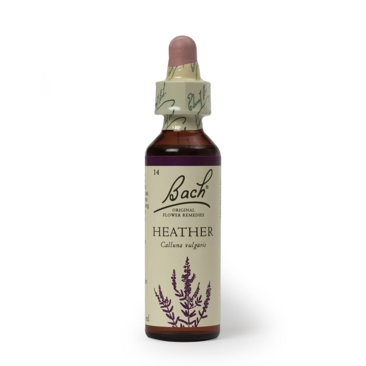 Esencia de Flores de Bach Heather 20ml  ara las Personas Egocéntricas que No Saben Estar Solas.