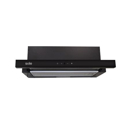 Campana Extractora de 60cm Sole TURE83BLKCOV3 Negro