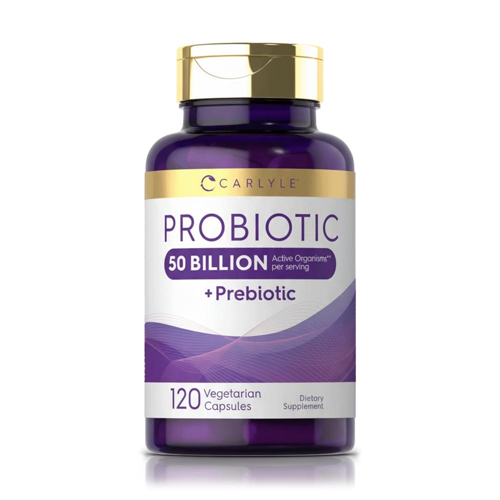 Probiótico 50 Billion CFU + Prebiótico (120 Cápsulas) – Carlyle Probiótico 50 Billion CFU + Prebiótico (120 Cápsulas) – Carlyle