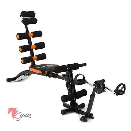 Banca Abdominal Six Pack Multitrainer con Pedal