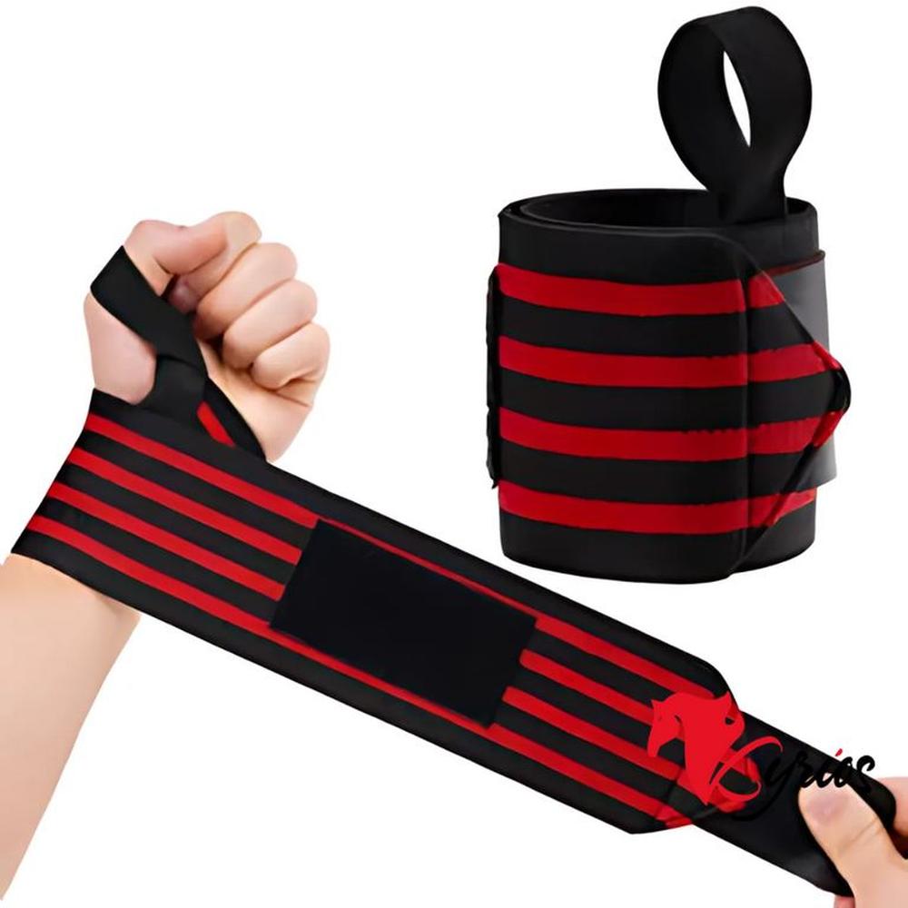 MUÑEQUERA DE POTENCIA PARA ENTRENAR COLOR ROJO