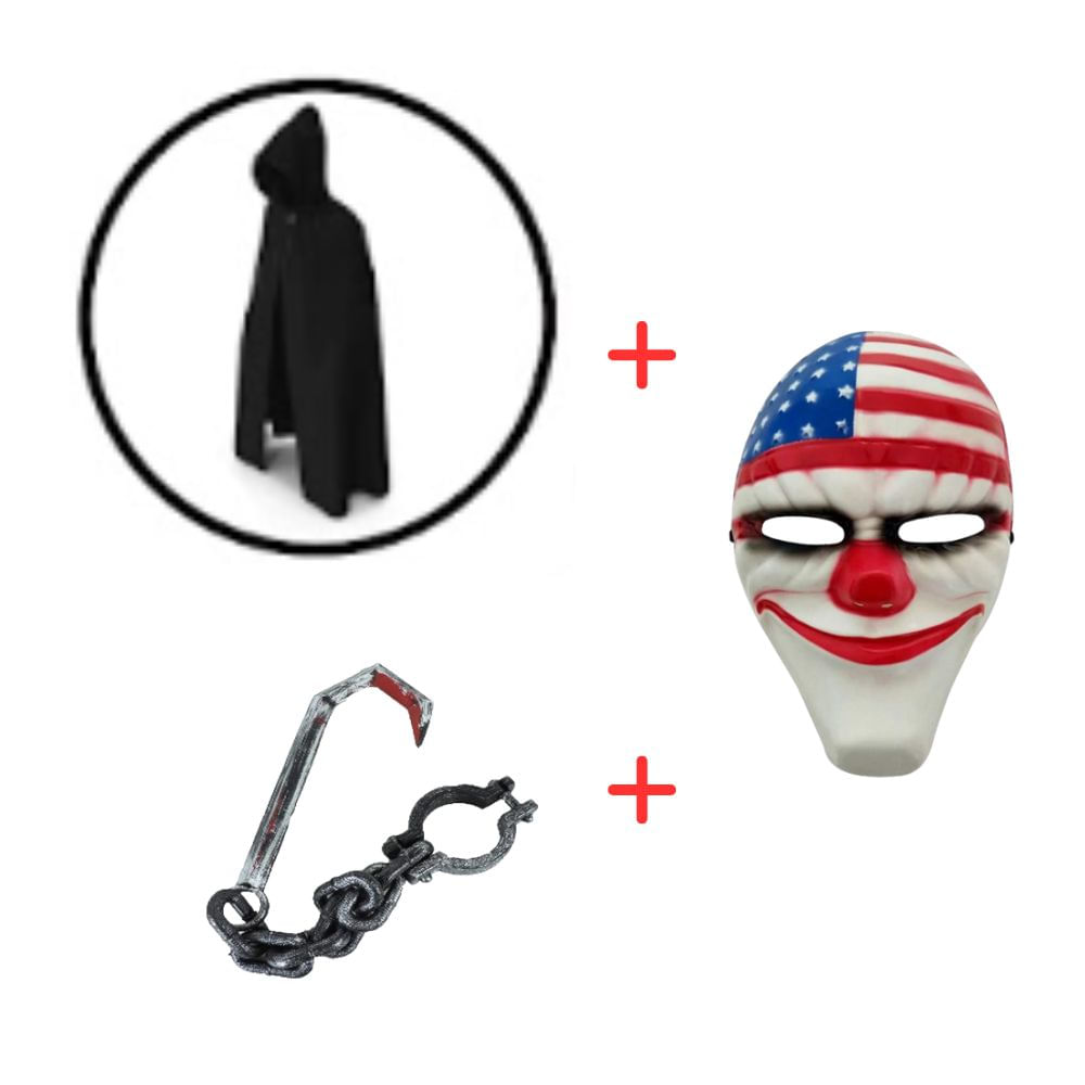 Disfraz Completo Payaso Americano Halloween Talla M Disfraz Completo Payaso Americano Halloween Talla M