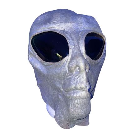 Máscara de Látex Alien Gris Cosplay Halloween Máscara de Látex Alien Gris Cosplay Halloween