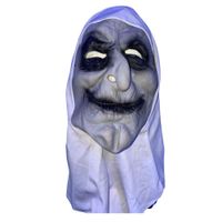 Máscara de Látex Bruja con tul Halloween