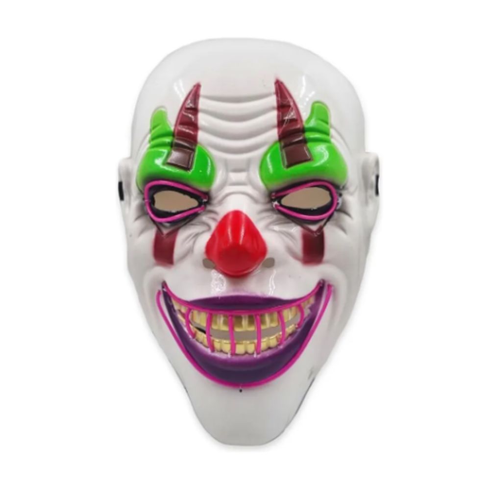 Máscara Led Purga Payaso Asesino Cosplay Máscara Led Purga Payaso Asesino Cosplay