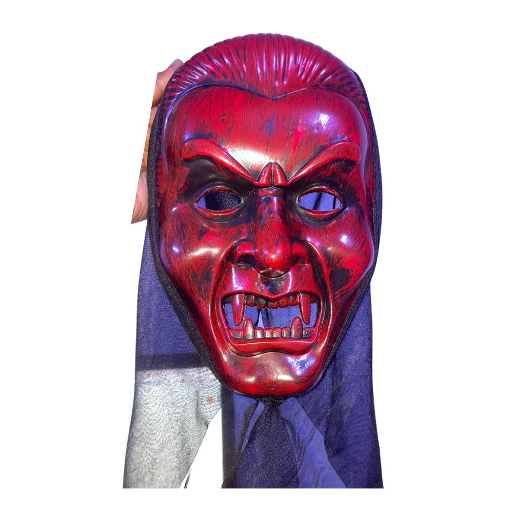 Máscara de Vampiro Rojo de Terror Halloween Fiesta Máscara de Vampiro Rojo de Terror Halloween Fiesta