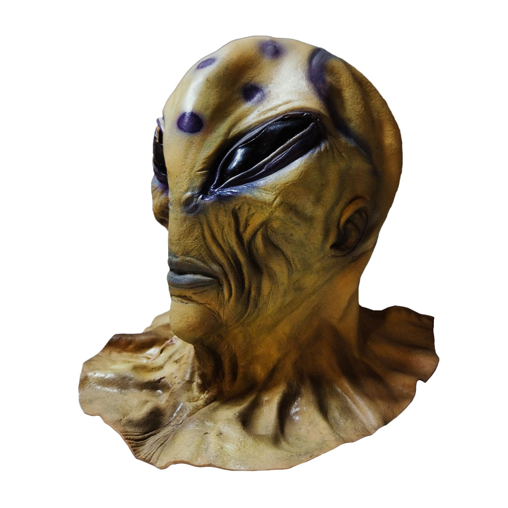 Máscara de Látex Alien Cabeza Completa Halloween Máscara de Látex Alien Cabeza Completa Halloween