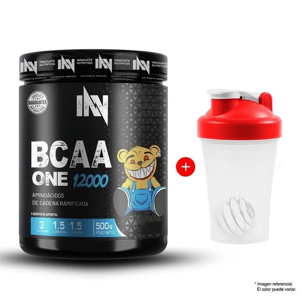 AMINOÁCIDO INNOVATION NUTRITION BCAA ONE 12000 500G NARANJA + SHAKER AMINOÁCIDO INNOVATION NUTRITION BCAA ONE 12000 500G NARANJA + SHAKER
