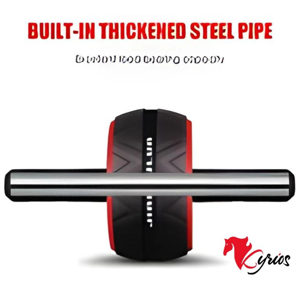 RUEDA CAJA ROJA PARA FORTALECER EL ABDOMEN DESDE CASA