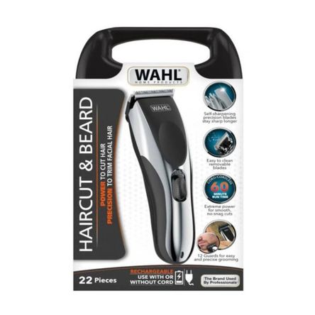 Cortadora de cabello y barba haircut beard wahl 3024610