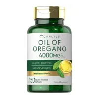 Aceite de orégano Carlyle 4000 mg 150 cápsulas blandas