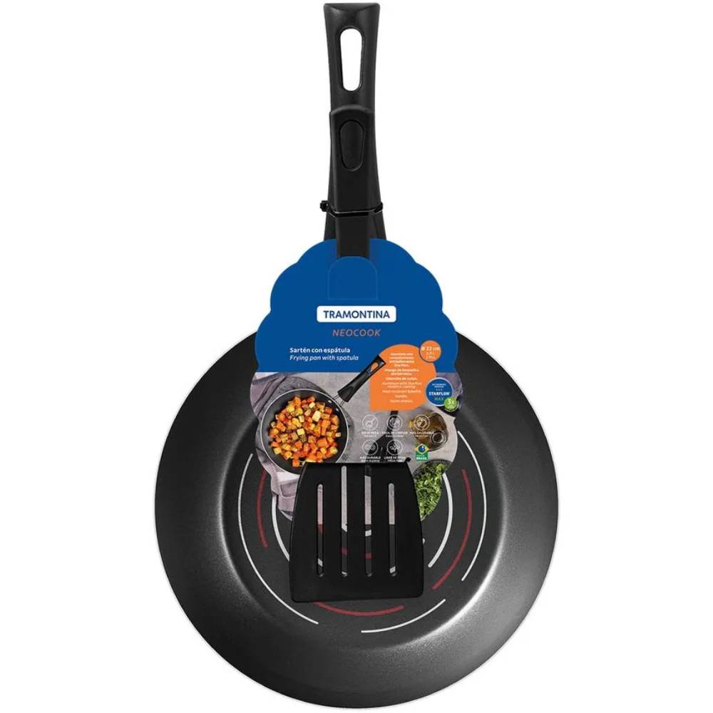 Sartén de Aluminio antiadherente Neocook con espátula 22 cm