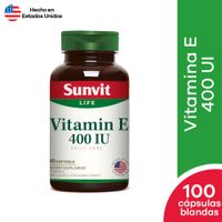Sunvit Vitamin E 400 IU Cápsula Blanda