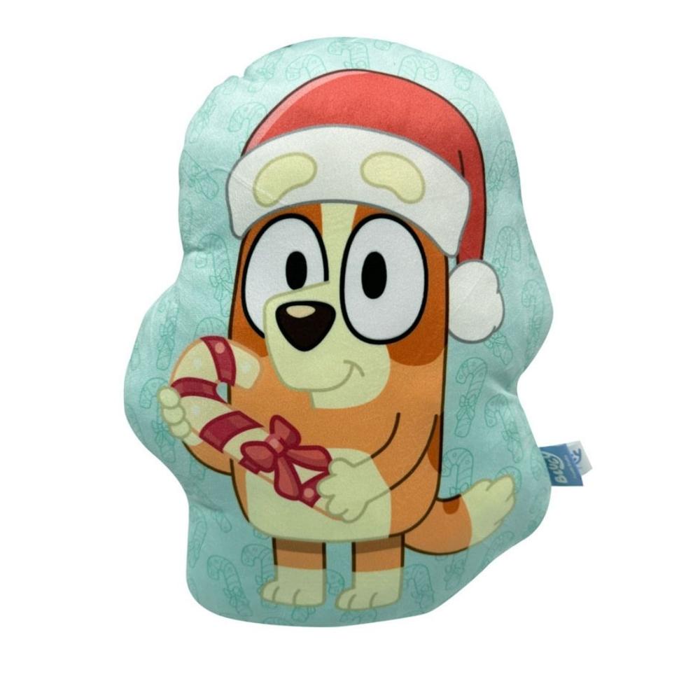 Cojin Almohada navideño decorativo Bluey Bingo 40x38cm Cojin Almohada navideño decorativo Bluey Bingo 40x38cm