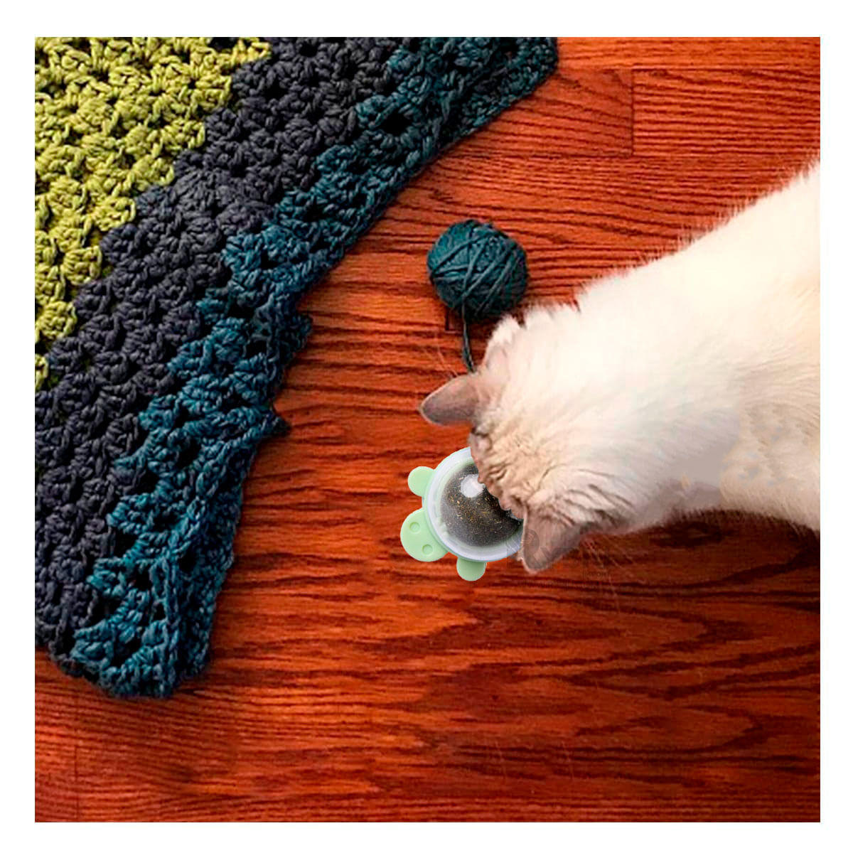 Bola para Masticar Giratorio en Verde Y+Papel de Regalo