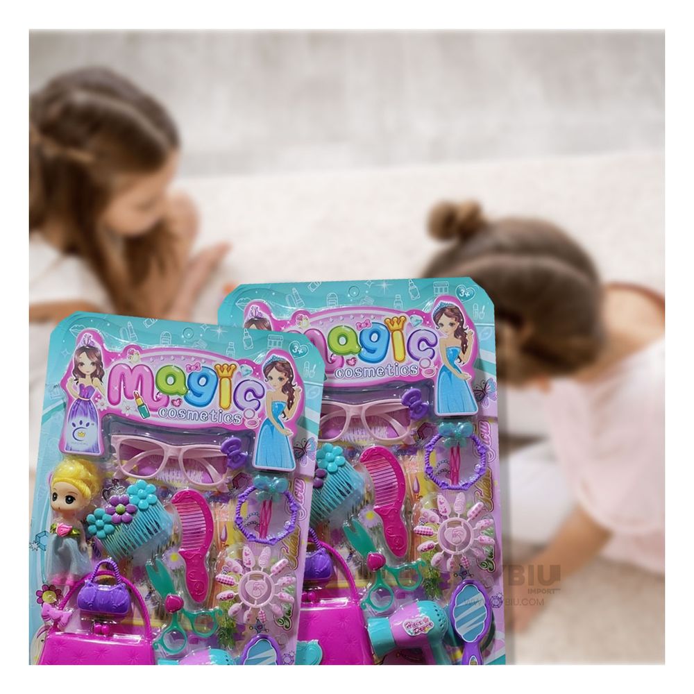 Set de Belleza con Cartera y Lentes para Niñas Color Morado Set de Belleza con Cartera y Lentes para Niñas Color Morado