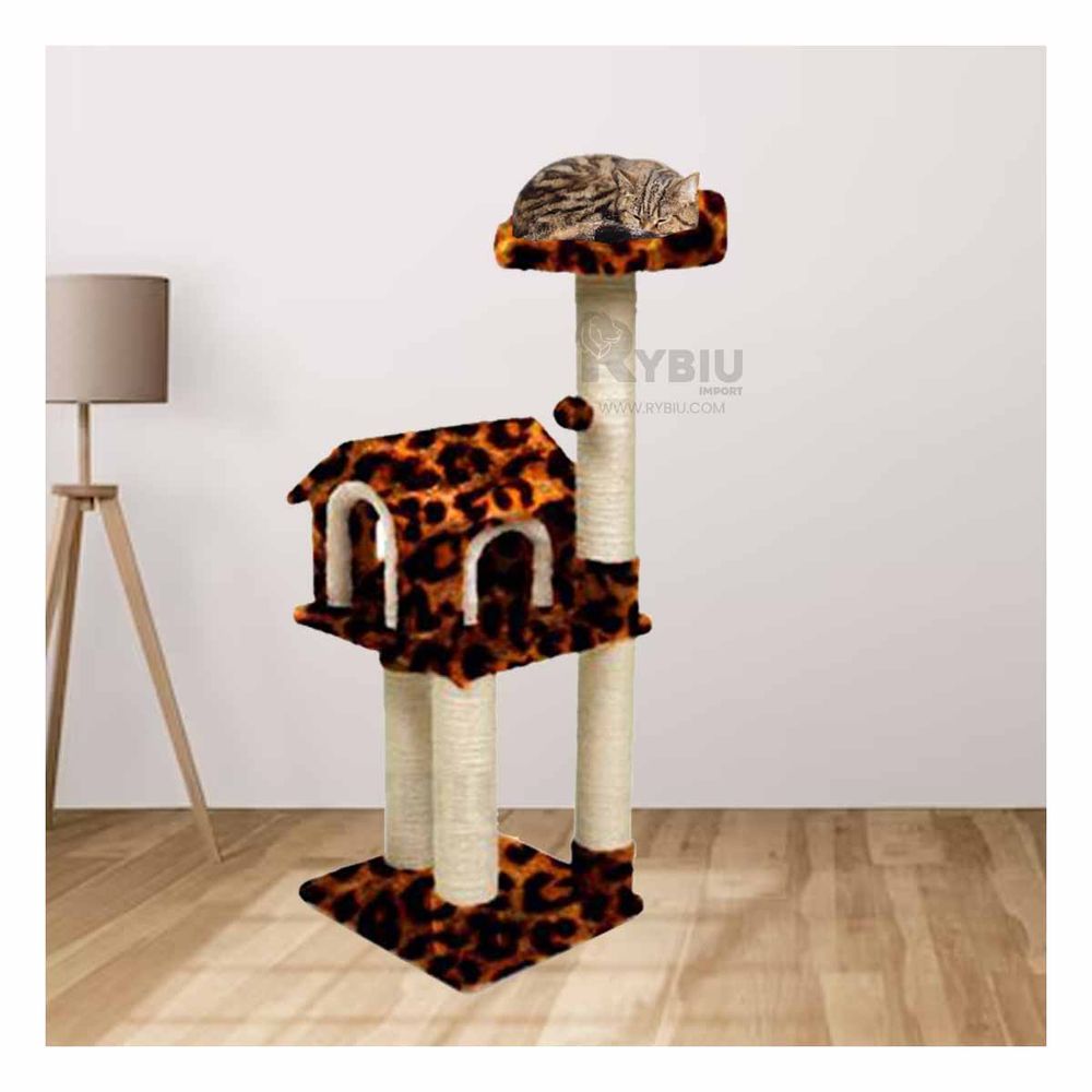 Gym Entretenido y Moderno para Gatos Color Animal Print Gym Entretenido y Moderno para Gatos Color Animal Print