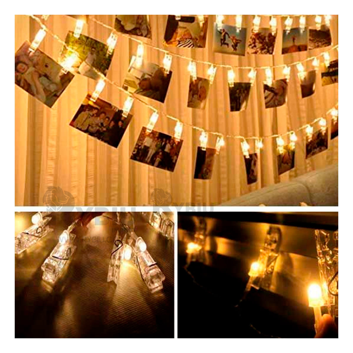 Luces Decorativas Calida para Fotos Y+Agendita