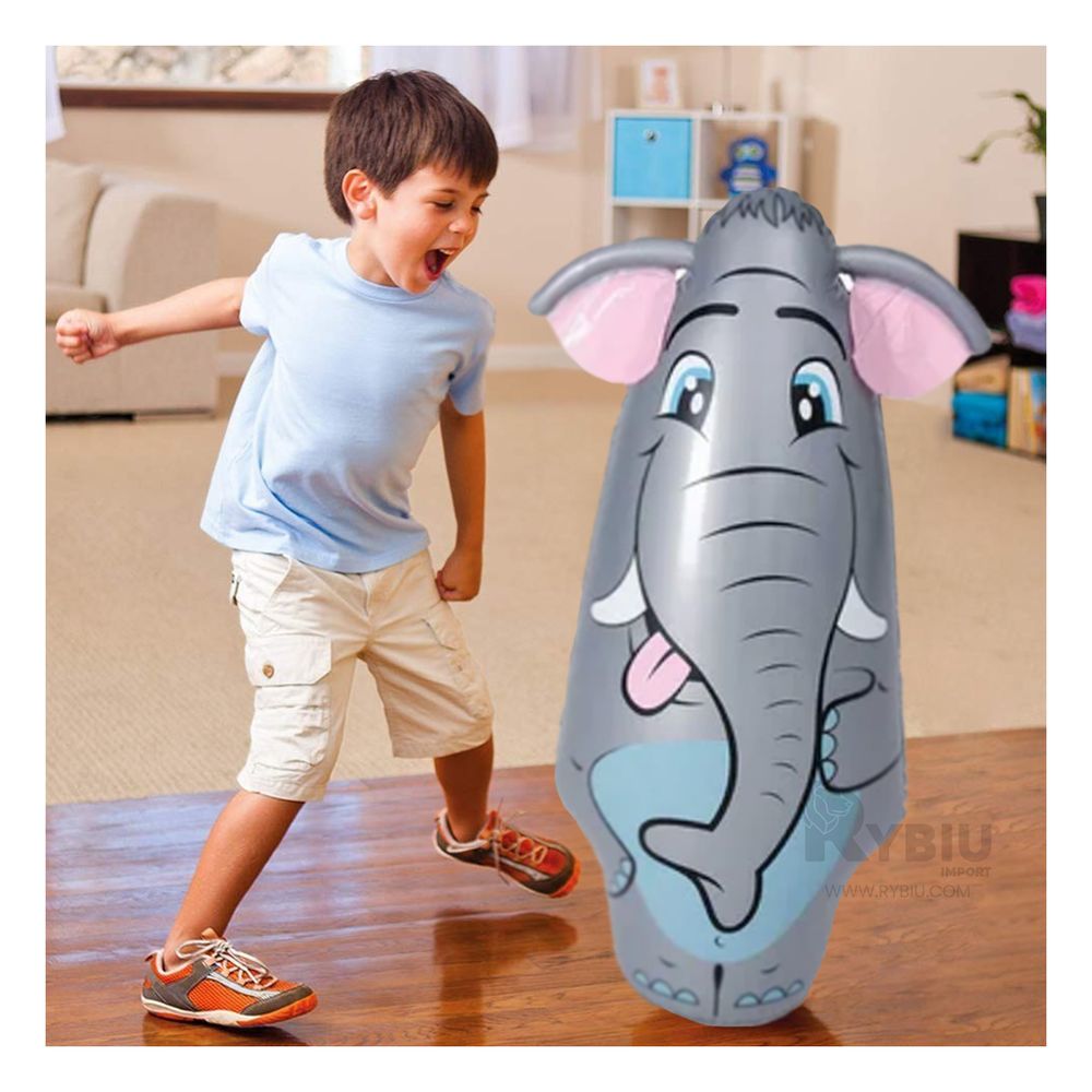Porfiado Diseño de Elefante Movible Divertido Liviano Gris Porfiado Diseño de Elefante Movible Divertido Liviano Gris