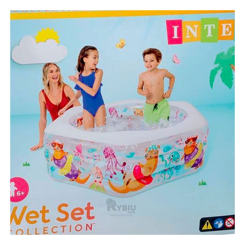 Piscina Colorida con Tematica de Mar en Multicolor Piscina Colorida con Tematica de Mar en Multicolor