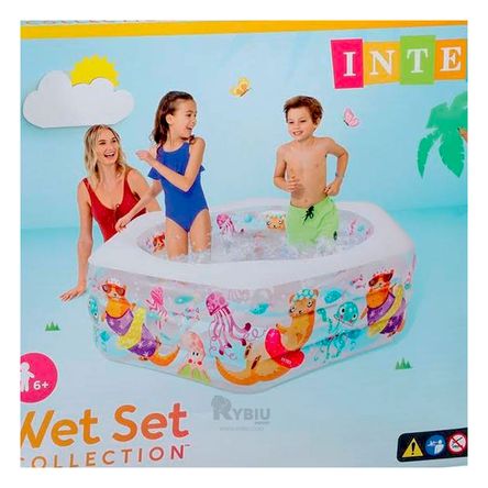 Piscina Colorida con Tematica de Mar en Multicolor Piscina Colorida con Tematica de Mar en Multicolor