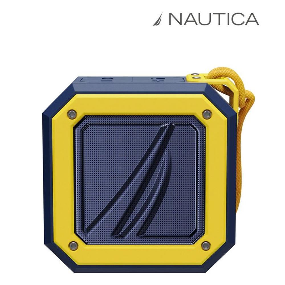 Parlante portátil Bluetooth para exteriores Náutica S100 Navy-Amarillo