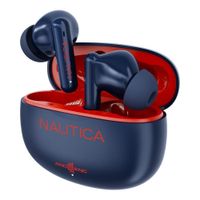 Audífonos inalámbricos Nautica Noise Cancelling ANC y ENC T680 Rojo-Navy