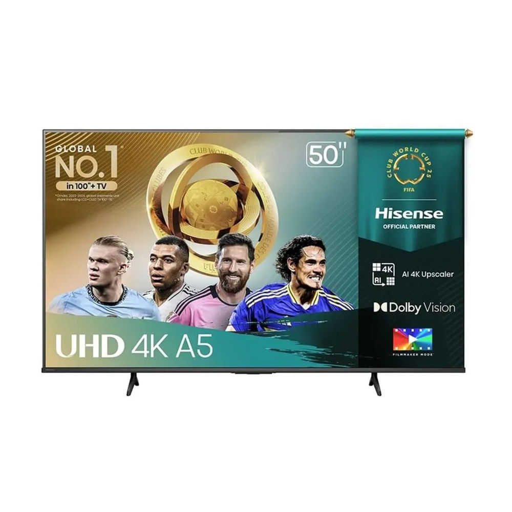 Televisor Hisense 50"" 50A5NV UHD 4K Negro